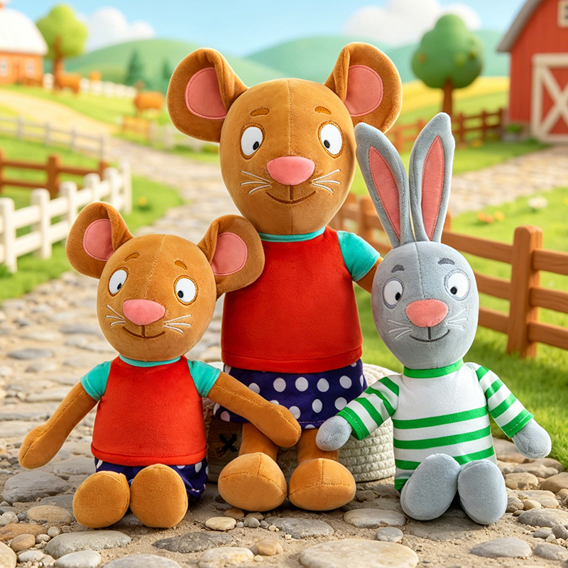 Kids Education Movies - ตุ๊กตา Kawaii Pip and Posy ขนาด