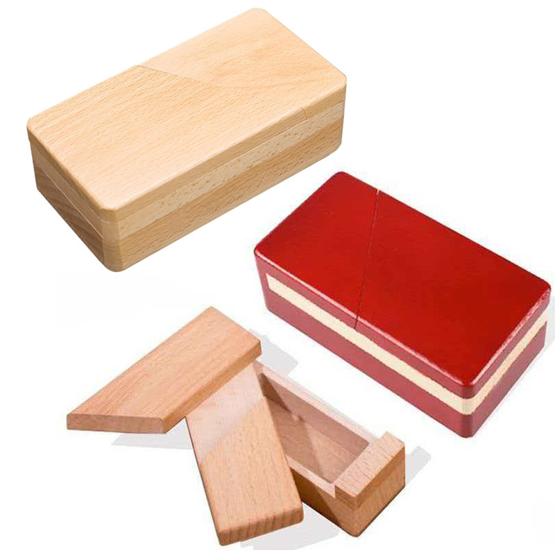 Brain Teaser Cube - กล่องปริศนาอันเป็นไปไม่ได้สำหรับผู้ใหญ่และวัยรุ่น ของขวัญเซอร์ไพรส์วันวาเลนไทน์ ของเล่นไม้ฝึกสมอง ลิ้นชักลับมหัศจรรย์ ของเล่นเสริมไอคิว