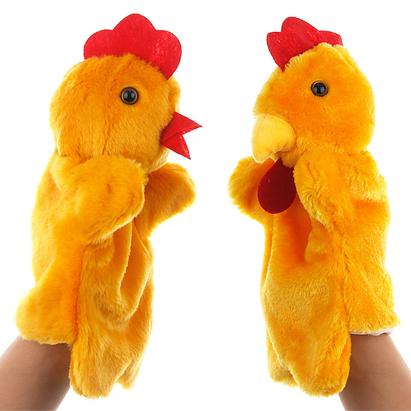 Kids Education Learn Tv - หุ่นมือรูปไก่ ไก่ตัวผู้ ไก่ตัวเมีย ของเล่นตุ๊กตาสัตว์แบบสวมถุงมือ ของเล่นเสริมพัฒนาการเด็กก่อนวัยเรียน ของเล่นบทบาทสมมติ