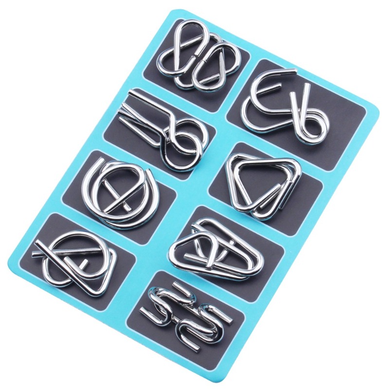 ชุดปริศนาโลหะ 8 ชิ้น เกมฝึกสมอ - Brain Teaser Cube บทวิจารณ์และราคา