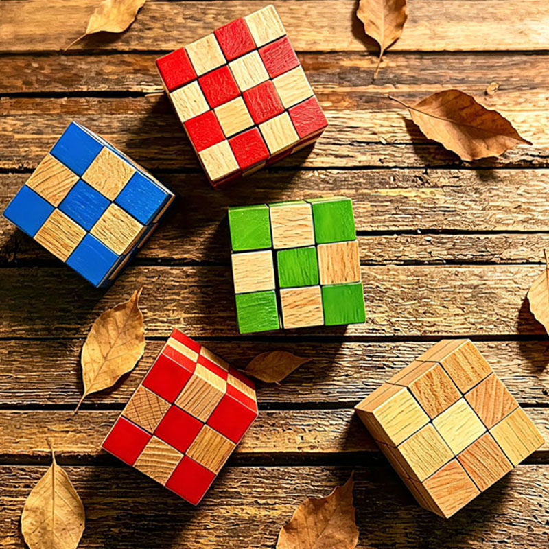 เกมฝึกสมองไม้รูปทรงลูกบาศก์สี่ - Brain Teaser Cube บทวิจารณ์และราคา