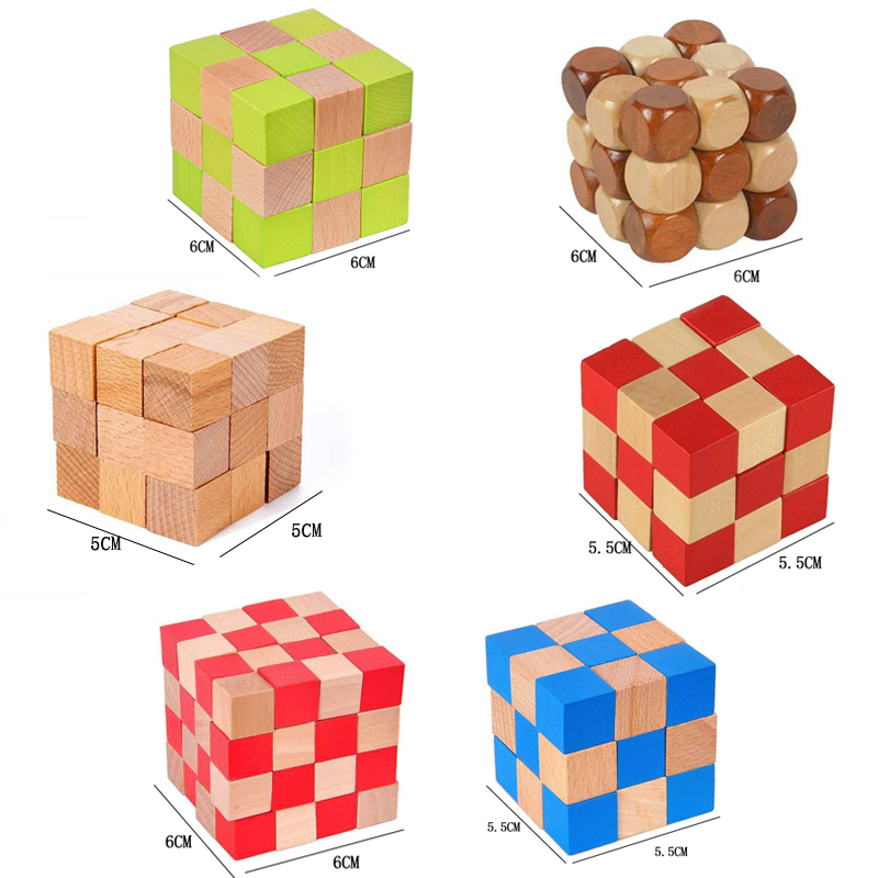 เกมฝึกสมองไม้รูปทรงลูกบาศก์สี่ - Brain Teaser Cube บทวิจารณ์และราคา
