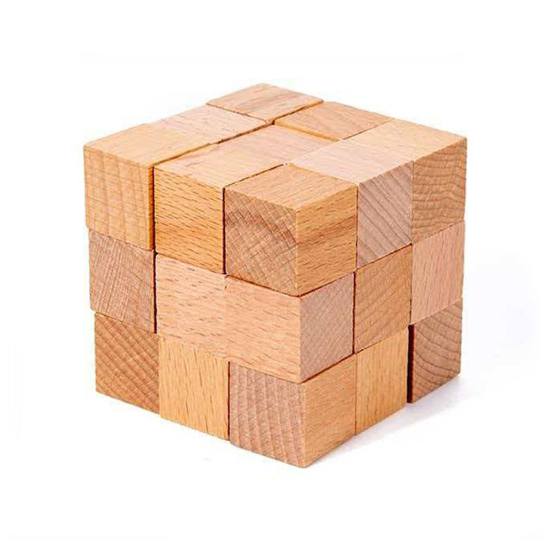 เกมฝึกสมองไม้รูปทรงลูกบาศก์สี่ - Brain Teaser Cube บทวิจารณ์และราคา