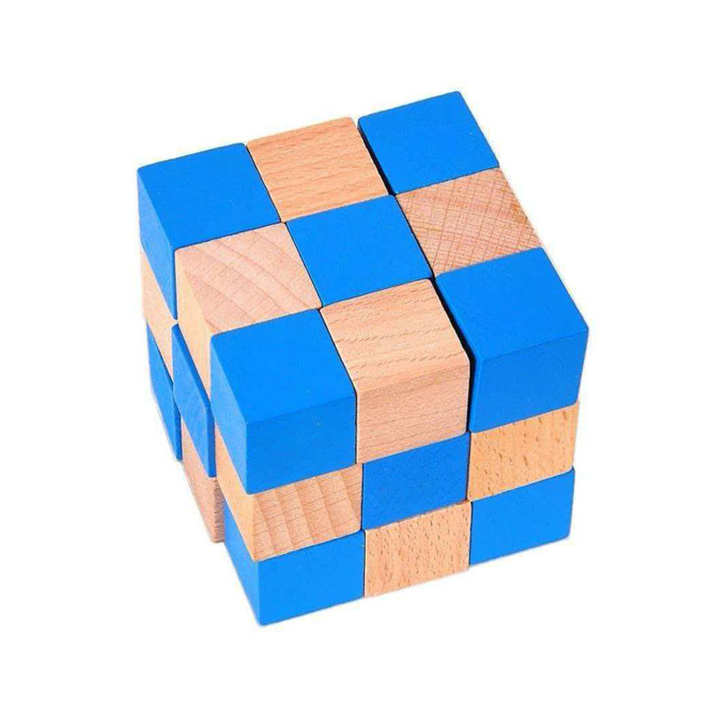 เกมฝึกสมองไม้รูปทรงลูกบาศก์สี่ - Brain Teaser Cube บทวิจารณ์และราคา