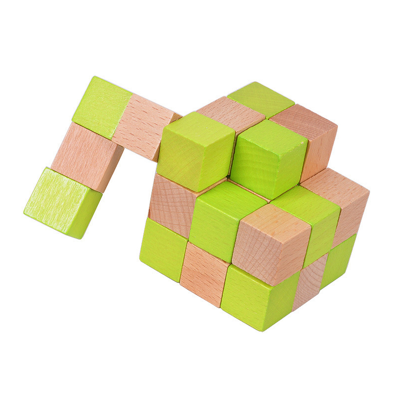 ตัวต่อไม้รูปงู ปริศนาฝึกสมอง พ - Brain Teaser Cube บทวิจารณ์และราคา