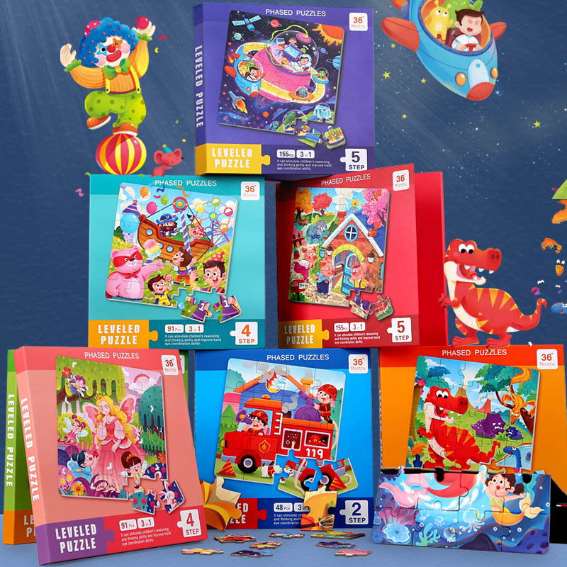 ตัวต่อแม่เหล็กไม้ลายการ์ตูน หน - Educational Cartoon For Kids บทวิจารณ์และราคา