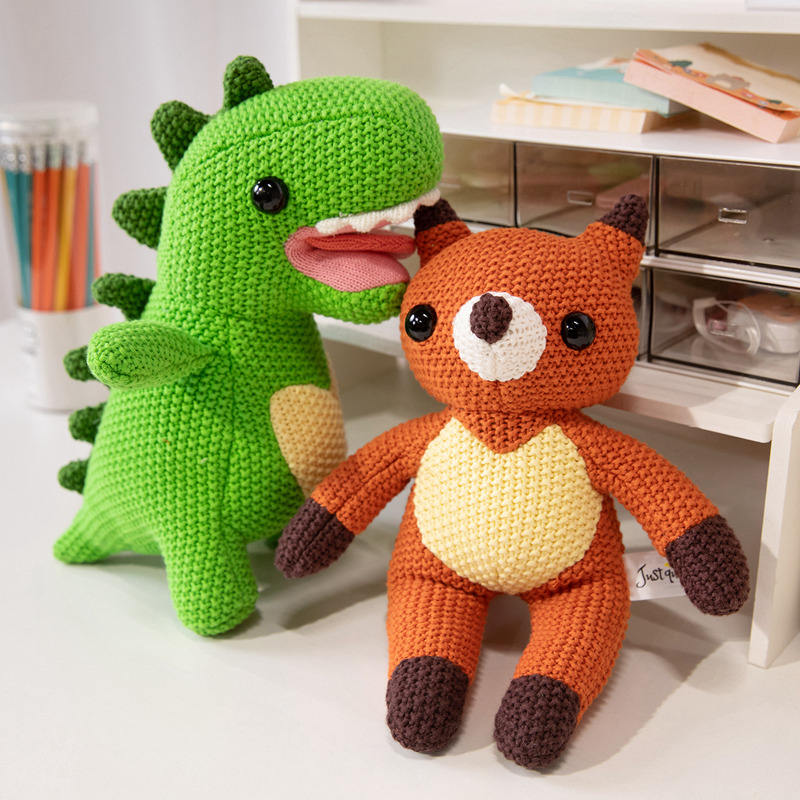 ตุ๊กตาถักนิตติ้งน่ารัก หมี กระ - Kids Education Movies บทวิจารณ์และราคา