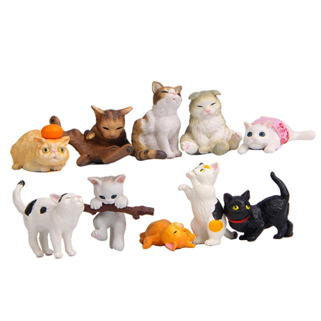 10 ชิ้น/ชุด ตุ๊กตาแมวน่ารัก รู - Kids Education Learn Tv บทวิจารณ์และราคา