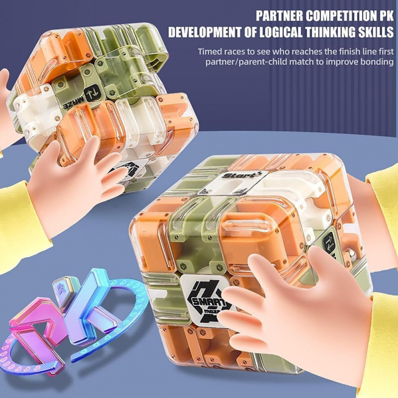 ลูกบาศก์ปริศนา 3 มิติ 1-10 ชิ้ - Brain Teaser Cube บทวิจารณ์และราคา
