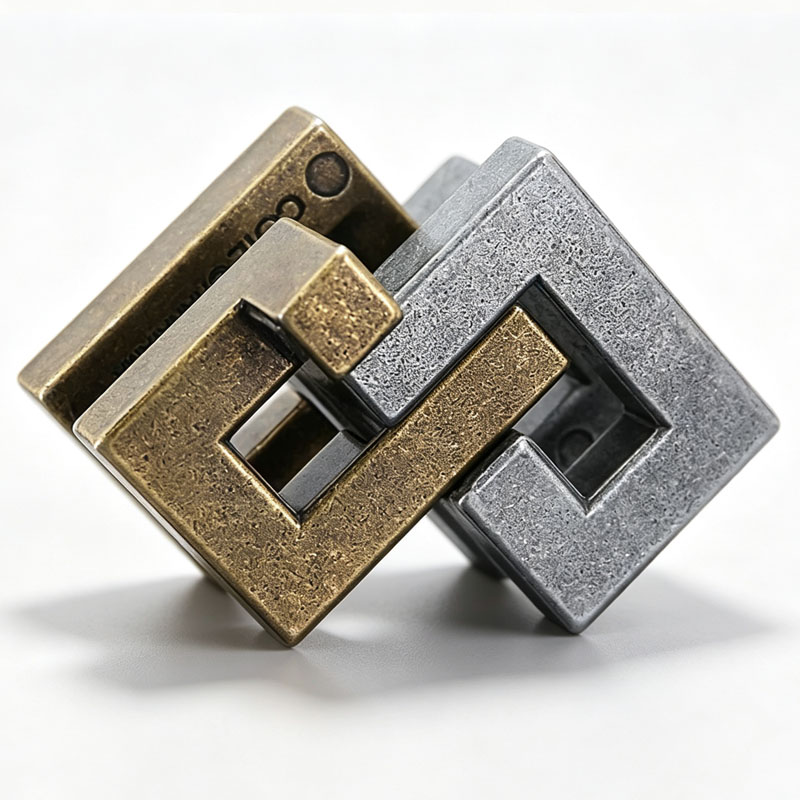เมจิกไอคิว แคสต์คอยล์ ปริศนาฝึ - Brain Teaser Cube บทวิจารณ์และราคา